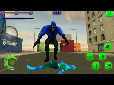 Venom Spider - Spider Hero Battle for Rescue | Flying Spider Vs Venom Spider & Octarious - GamePlay