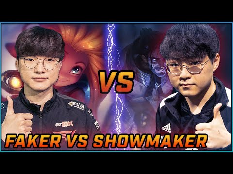 FAKER VS SHOWMAKER - TRACKING THE PROS - CAEDREL
