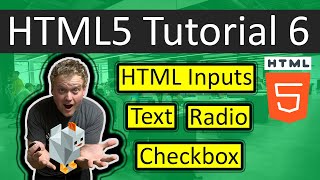HTML Input Tutorial | 6: Text, Radio, Checkbox, Phone, Password and Submit Button