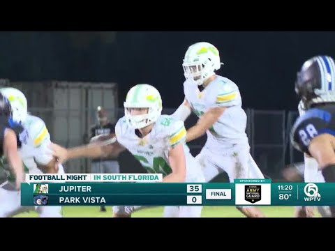 Jupiter routs Park Vista 35-0 to improve to 2-0