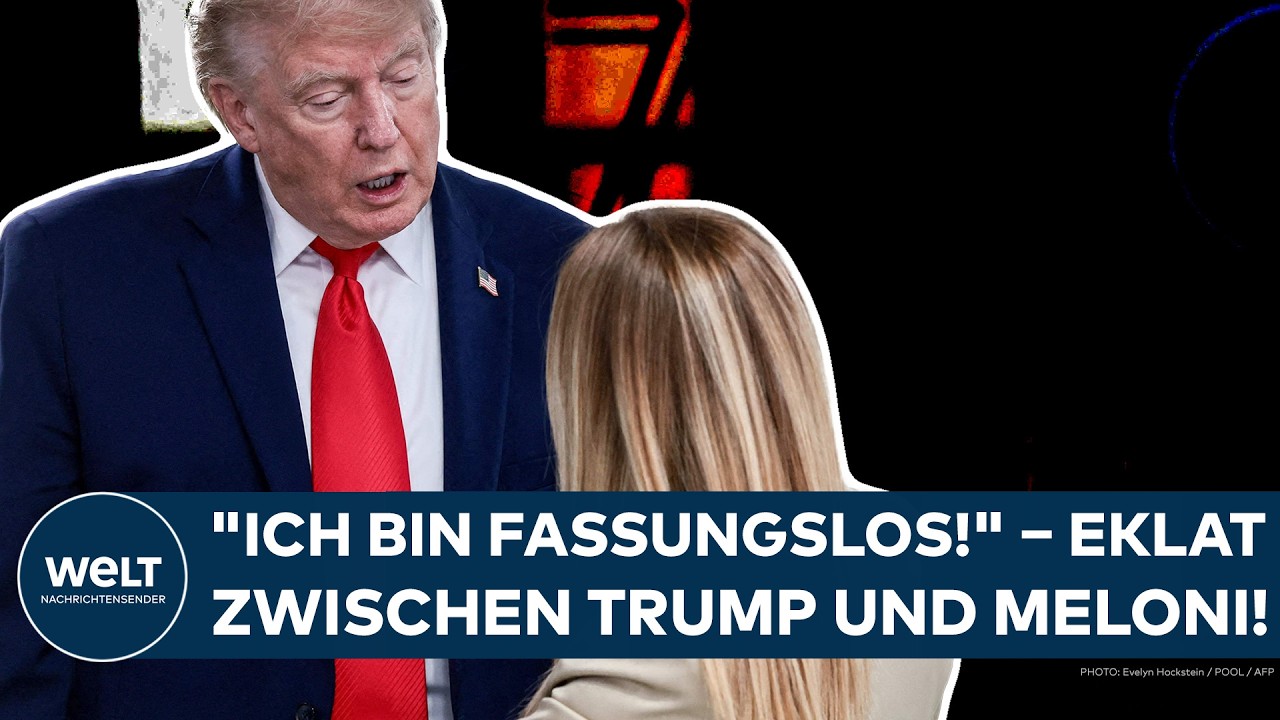 NACH G7-GIPFEL: "Ich bin fassungslos!" – Eklat zwischen Giorgia Meloni und US-Präsident Donald Trump