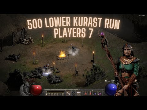 D2R - Dolne Kurast najlepszym miejscem do dropienia run.