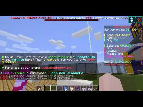 How to get Creative in Mineberry OP Survival