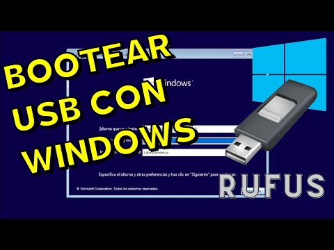 Como crear una USB booteable en UEFI y Legacy con cualquier windows, paso a paso.