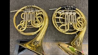 Video thumbnail for Yamaha 667 & 668 horn side by side comparison by Andrew Stump