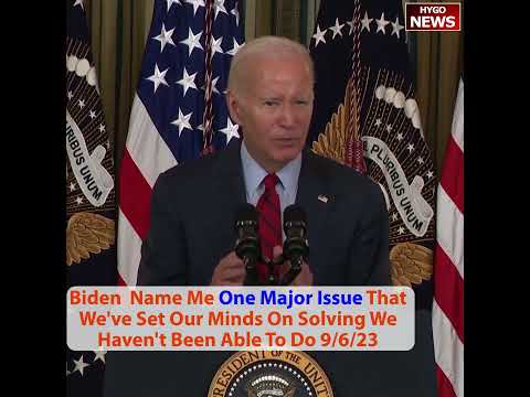 Biden Darts Out Without Taking Any Questions: 'Name Me One Major Issue We Haven't Been Able To Do'
