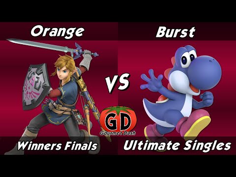 Gourmet Dash #3 - Burst (Yoshi) vs Orange (Link) Winners Finals - Ultimate Singles