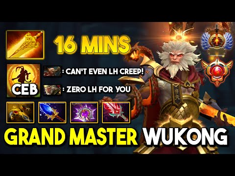 GRAND MASTER TIER GOD CARRY By Ceb Monkey King 16Mins OP Radiance 100% Counter Centaur Warrunner