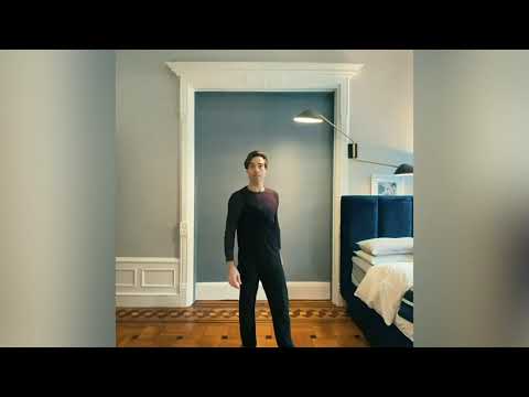 Gonzalo Garcia, New York City Ballet principal dancer in his home dance studio