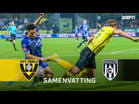 WEERGALOOS doelpunt met BUITENKANT voet 😰  | Samenvatting VVV Venlo - Heracles Almelo
