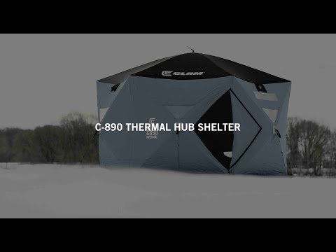 Clam C-890 THERMAL Hub Shelter Features & Benefits