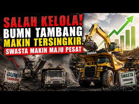 SALAH KELOLA! BUMN TAMBANG MAKIN TERSINGKIR. SWASTA MAKIN MAJU PESAT