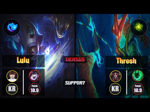 Beryl LULU (Support) [Summon Aery] VS THRESH - Grandmaster KR Patch 10.9