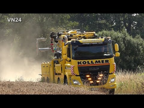 29.07.2019 - VN24 - Tractor sinks into river - brand-new rotator  first time in Use
