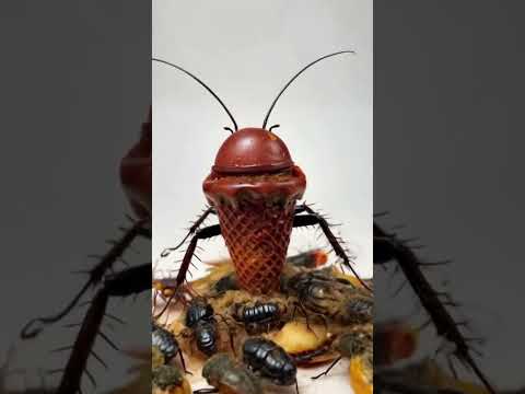 🍦 Ice Cream Turns Into a Cockroach! 🪳
