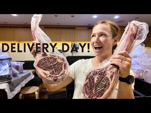 Mega Meat Delivery - Prepping the Yacht for crossing the Atlantic!