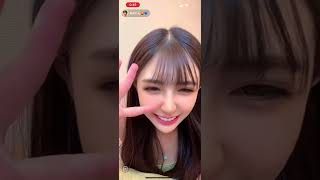 ノースリーブ美女　推定Cカップ　tiktokライブ　かわいい