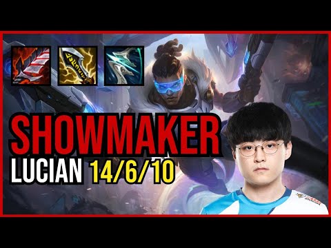 SHOWMAKER - LUCIAN vs. YASUO Mid | KR CHALLENGER | PATCH 10.25