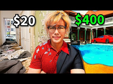 $20 vs $400 LUXURY HOTEL!