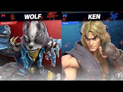 BlakeDoesSomeTV (Wolf) VS Tøast (Ken) - Super Smash Bros Ultimate
