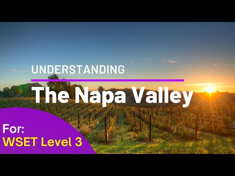 Vinhos WSET Nível 3 - Compreendendo o Napa Valley