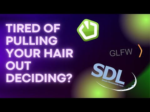 Should you learn SDL, SFML, or GLFW? (or GLUT) #indiegamedevontop