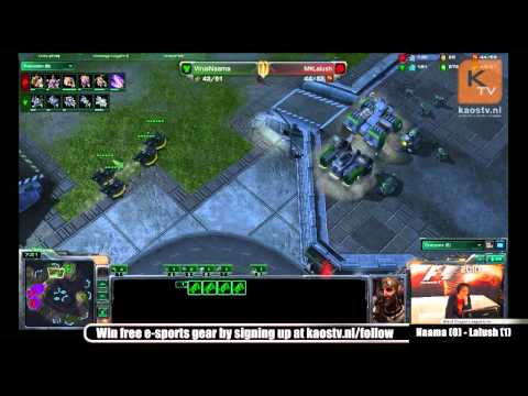 Naama vs Lalush map 2 - Black Dragon League Starcraft 2