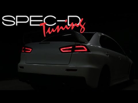SPECDTUNING INSTALLATION VIDEO: 2008-2017 MITSUBISHI LANCER & EVO X LED TAIL LIGHTS