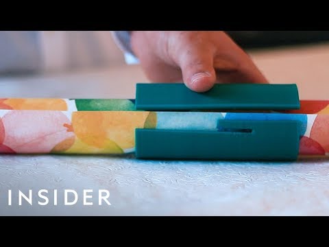 Cut Clean, Straight Lines Of Wrapping Paper Every Time