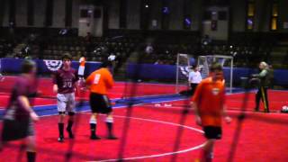 preview picture of video '6 march 2015 LEONIA UNITED 14 and under vs DUMONT HUSKIES, New Jersey indoor soccer'