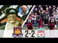 Unbelievable Peter Drury Emotional Conclusion West Ham 2-2 Liverpool