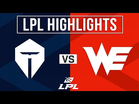 TES vs WE Highlights ALL GAMES | LPL 2025 Split 2 Playoffs | Top Esports vs Team WE