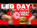 LEG DAY AND CHEAT MEAL | DAY IN THE LIFE | REGAN GRIMES