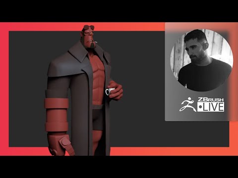 Create Hellboy #withme ! Sculpting Easy-Peasy with Paul Deasy - ZBrush 2021.6