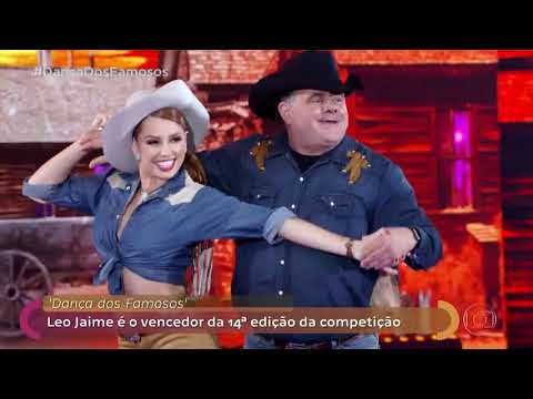 Encontro com Fátima Bernardes 18/12/2018 - Leo Jaime confessa sua meta no Dança