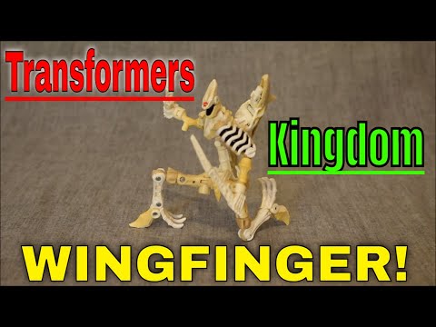 Transformers Kingdom WIngfinger - GotBot True Review NUMBER 891