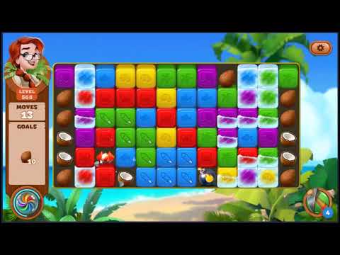 Lost Island Blast Adventure Level 568 - NO BOOSTERS 🏝️ | SKILLGAMING ✔️