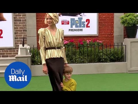 Jaime King brings her son to 'Secret Life of Pets 2' premiere