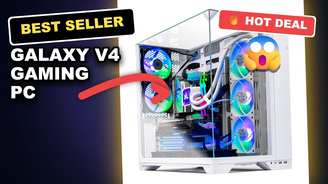 Galaxy V4 Gaming PC Review: Is This AMD Ryzen 7 9800X3D + RX 9070XT Build Worth It?