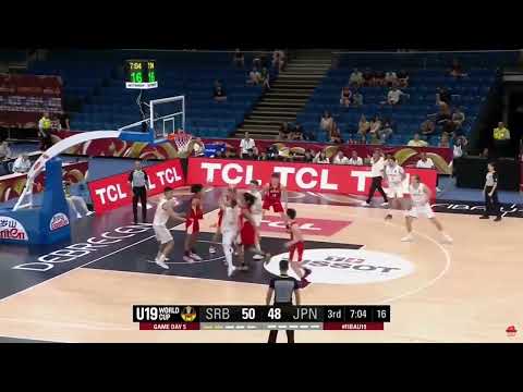 ILIJA MILIJASEVIC VS JAP U19 22 PTS         7.01.23