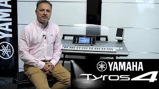 Yamaha Tyros 4 | Demonstration with David Cooper