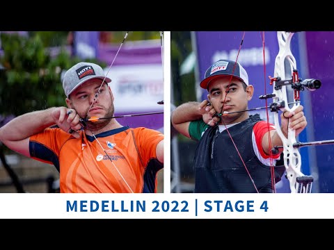 Mike Schloesser v Miguel Becerra – compound men Semifinal 1 | Medellin 2022 World Cup S4