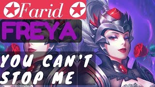 You Can't Stop Me [Rank 2 Freya ] | Dark Rose Freya Gameplay and build By ✪ Farid ✪ Mobile Legends