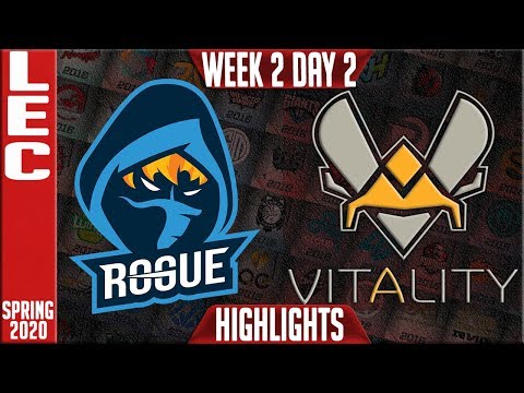 RGE vs VIT Highlights | LEC Spring 2020 W2D2 | Rogue vs Vitality