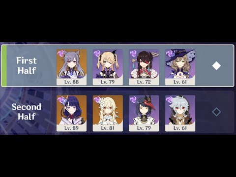 2.1 Spiral Abyss, Electro Supremacy ⚡ - (Floor 12, 9 Stars)