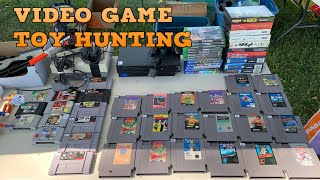 VIDEO GAME/TOY HUNTING| Yard sales, Flea markets, and Toys R us oh my!