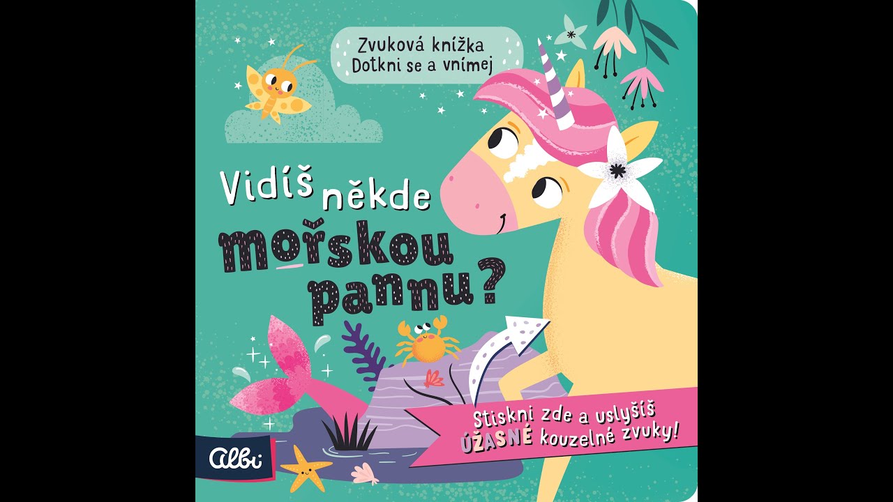 Vidíš niekde morskú vílu? - Zvuková hmatová kniha: predstavenie (video českého ekvivalentu produktu)