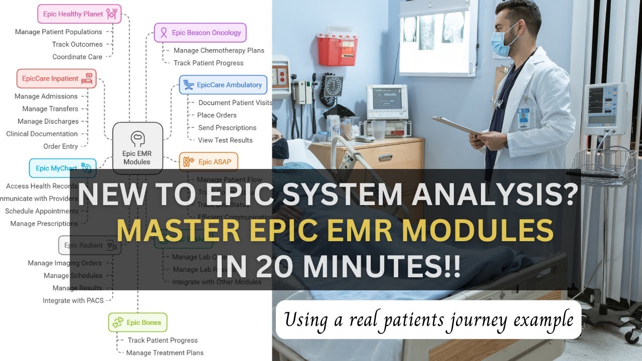 2025 EPIC Electronic Medical Record (EMR) Analyst Training eHealth Modules & Functions #emr