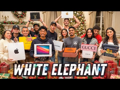 WE PLAYED WHITE ELEPHANT FOR EXPENSIVE GIFTS!!! (GONE WRONG)