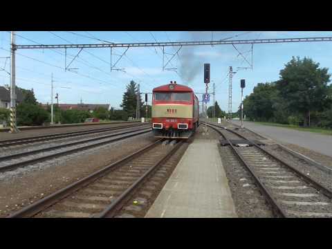 749.162-4 IDS Cargo po přetahu vlaku 1353 LEO Express odjíždí směr Olomouc